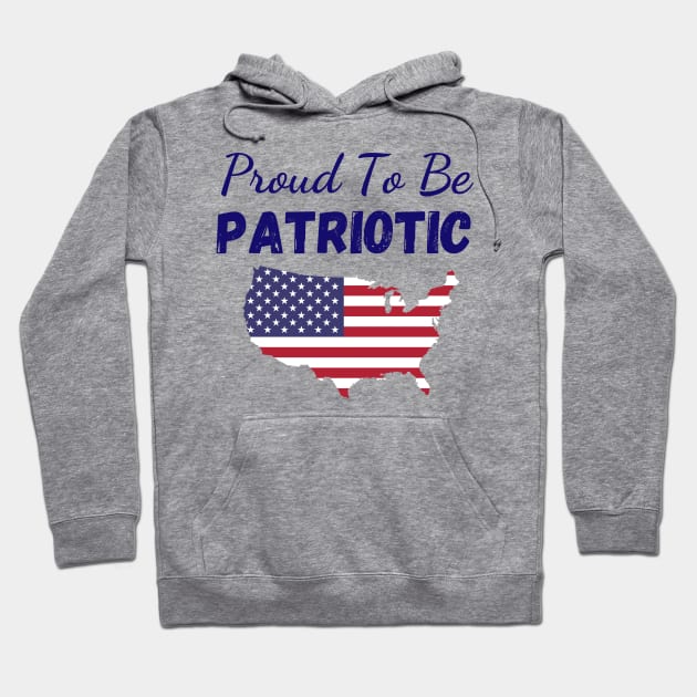 Patriotic Gifts USA Map American Flag Political Design Hoodie by InnerMagic